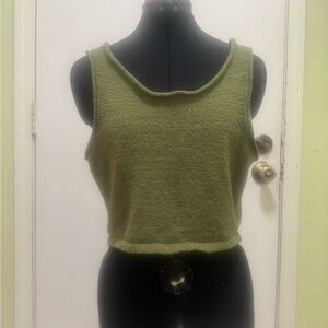 Double Zero Sage Green Tank Top L